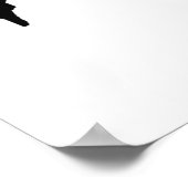 Leinwand des Schwangels Poster (Ecke)