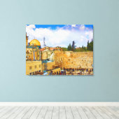 Leinwand des Westerns in Jerusalem (Mauer des Elen (Insitu (Holzboden))