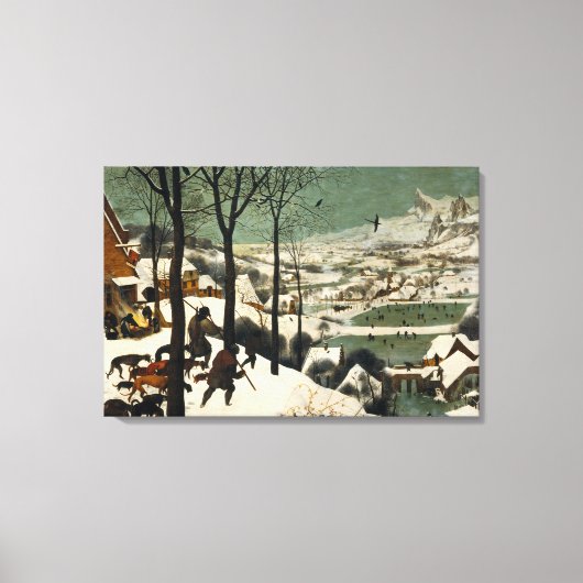 Leinwand Die Jäger im Schnee Pieter Bruegel (Vorderseite)