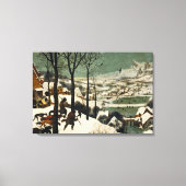 Leinwand Die Jäger im Schnee Pieter Bruegel (Vorderseite)