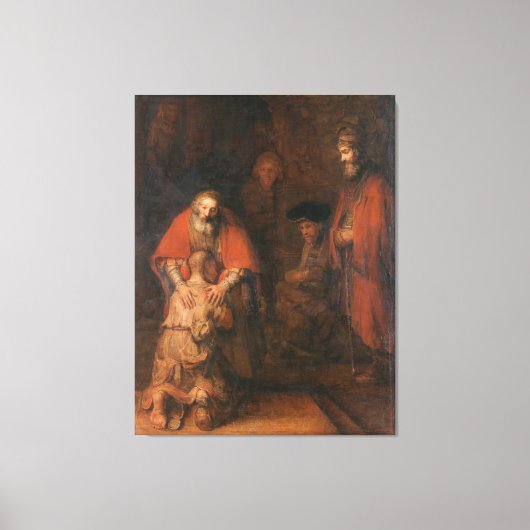 Leinwand Die Rückkehr der Prodigal Son Rembrandt (Vorderseite)