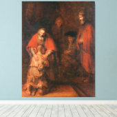 Leinwand Die Rückkehr der Prodigal Son Rembrandt (Insitu (Holzboden))