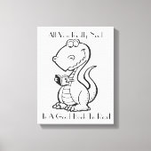 Leinwand Dinosaur (Vorderseite)