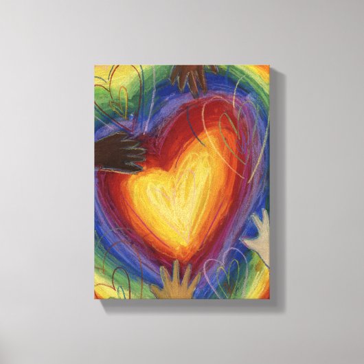 Leinwand Diversity zeichnen  Kunst drucken (Vorderseite)