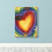 Leinwand Diversity zeichnen  Kunst drucken (Insitu (Holzboden))