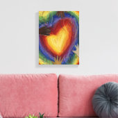 Leinwand Diversity zeichnen  Kunst drucken (Insitu (Wohnzimmer))