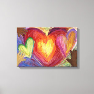 Leinwand Diversity zeichnen  Kunst drucken