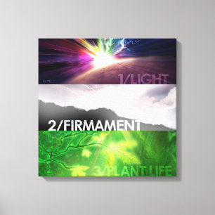 Leinwand-Druck 18" der Schaffungs-Tag1-3 x 18" Leinwanddruck