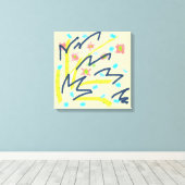 Leinwand drucken von Scribble Buds (Insitu (Holzboden))