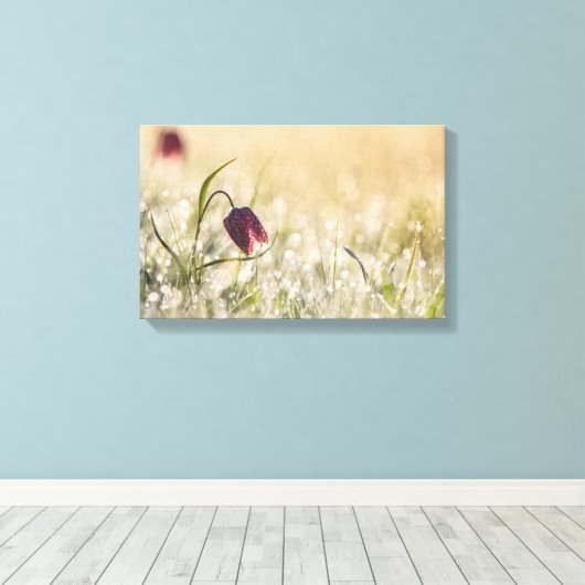 Leinwand drucksvoll - Morgendämmerung (Insitu (Holzboden))