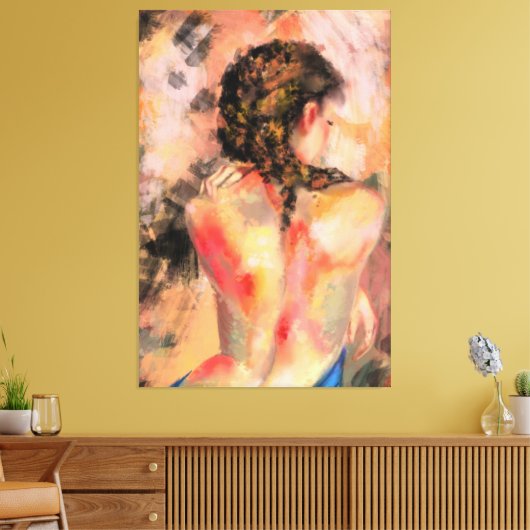 Leinwand drucksvolle Lady (Insitu (Wohnzimmer))