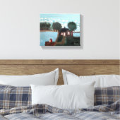 LEINWAND: Ehepaar in einer Kabine_ Leinwanddruck (Insitu (Schlafzimmer))