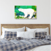 Leinwand Eisbär (Insitu (Schlafzimmer))
