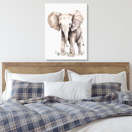 Leinwand Elephant Artwork (Insitu (Schlafzimmer))