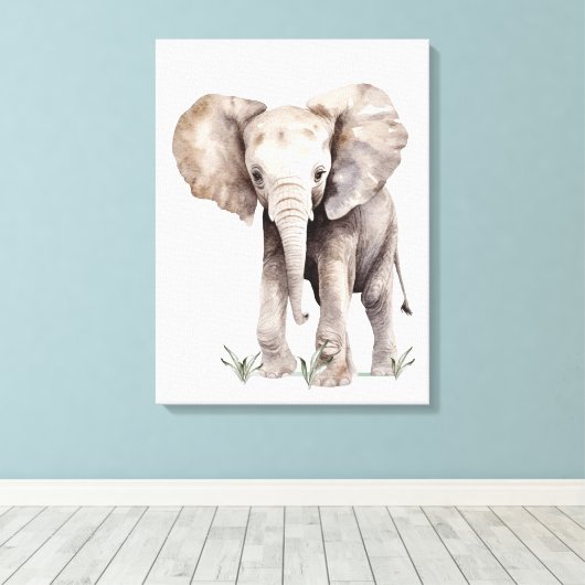 Leinwand Elephant Artwork (Insitu (Holzboden))