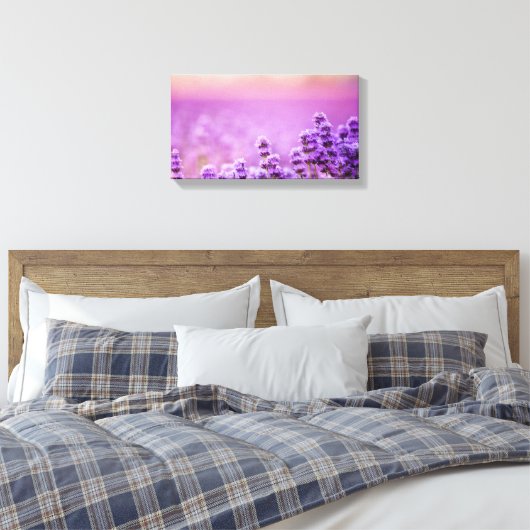 Leinwand - Englisch Lavender Field (Insitu (Schlafzimmer))
