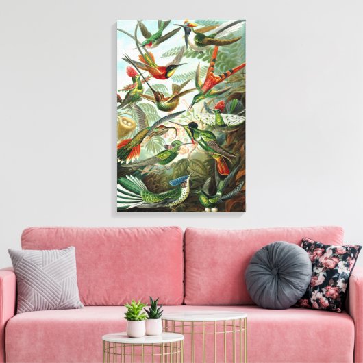 Leinwand Ernst Haeckel Trochilidae Hummingbird (Insitu (Wohnzimmer))