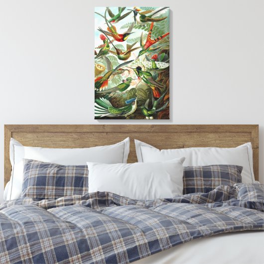 Leinwand Ernst Haeckel Trochilidae Hummingbird (Insitu (Schlafzimmer))