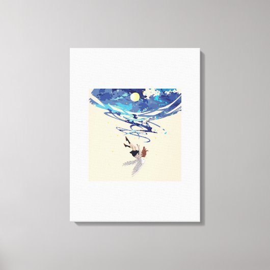 Leinwand "Fallender Engel" Art (Vorderseite)