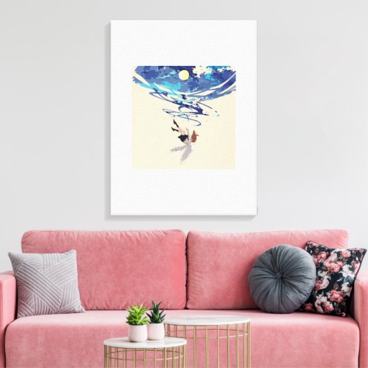 Leinwand "Fallender Engel" Art (Insitu (Wohnzimmer))