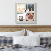 Leinwand "Family FOTO COLLAGE" - Monogramm hinzufü (Insitu (Schlafzimmer))