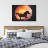 Leinwand Fantasy Ross und Monde Kunst, Dichtung un (Insitu (Schlafzimmer))