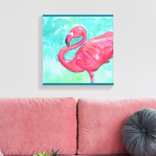 Leinwand Flamingo (Insitu (Wohnzimmer))