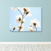 Leinwand Flora Magnolia Tree Kunstdrucke (Insitu (Holzboden))