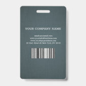 Leinwand Foto Business-ID-Abzeichen Ausweis (Rückseite)