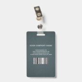 Leinwand Foto Business-ID-Abzeichen Ausweis (Rückseite mit Clip)