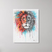 Leinwand Fully LIVE Lion Print (Vorderseite)