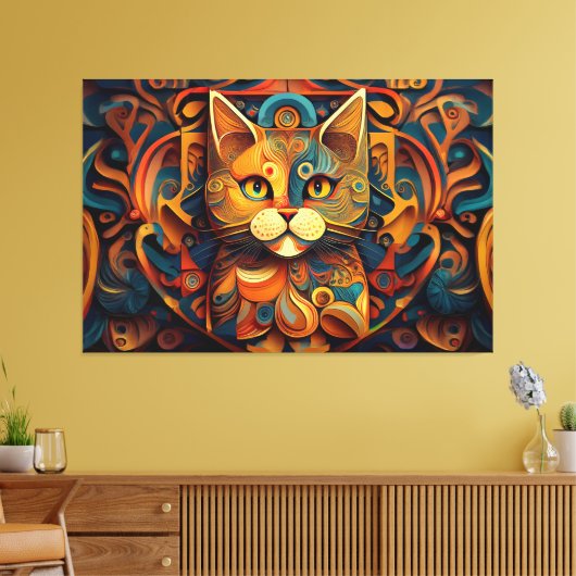 Leinwand für abstrakte Kunst (Insitu (Wohnzimmer))