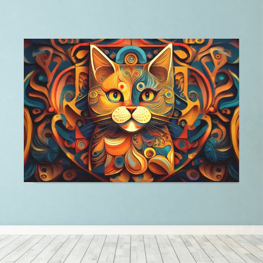 Leinwand für abstrakte Kunst (Insitu (Holzboden))