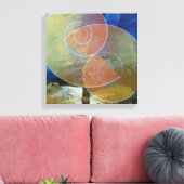 Leinwand für Abstrakte Kunstmalerei in geometrisch (Insitu (Wohnzimmer))