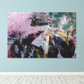 Leinwand für abstrakte Natur (Insitu (Holzboden))