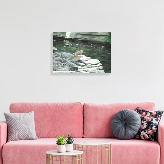 Leinwand für Alligator (Insitu (Wohnzimmer))