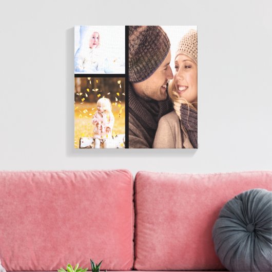 Leinwand für benutzerdefinierte FotoCollage - Schw (Insitu (Wohnzimmer))