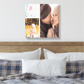 Leinwand für benutzerdefinierte FotoCollage - Weiß (Insitu (Schlafzimmer))