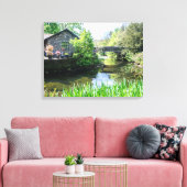 Leinwand für den Fluss Grasmere Rothay (Insitu (Wohnzimmer))