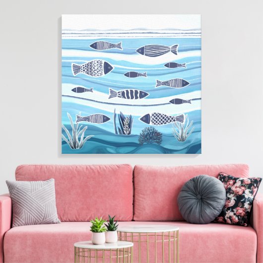 Leinwand für den Küstenmeer (Insitu (Wohnzimmer))