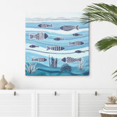 Leinwand für den Küstenmeer