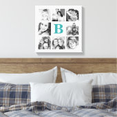 Leinwand für die benutzerdefinierte Monogrammfamil (Insitu (Schlafzimmer))