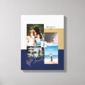 Leinwand für die FotoCollage der Modernen Farbblöc (Vorderseite)