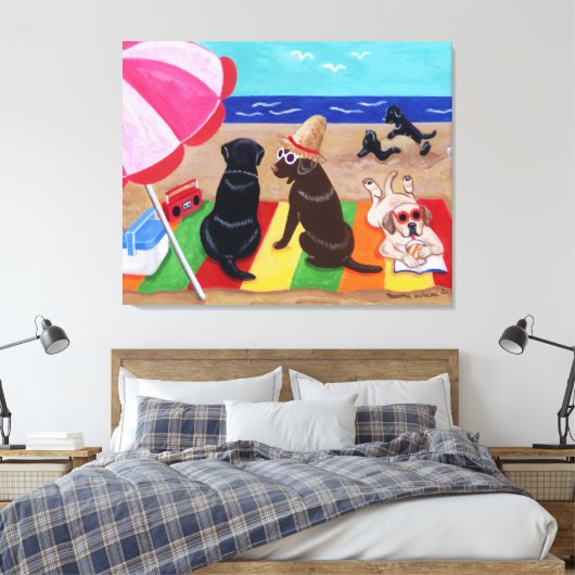 Leinwand für die Leinwand im Sommer (Insitu (Schlafzimmer))