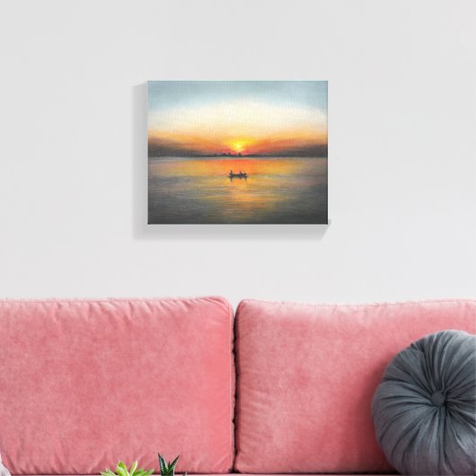 Leinwand für die Malerei von Sunset (Insitu (Wohnzimmer))