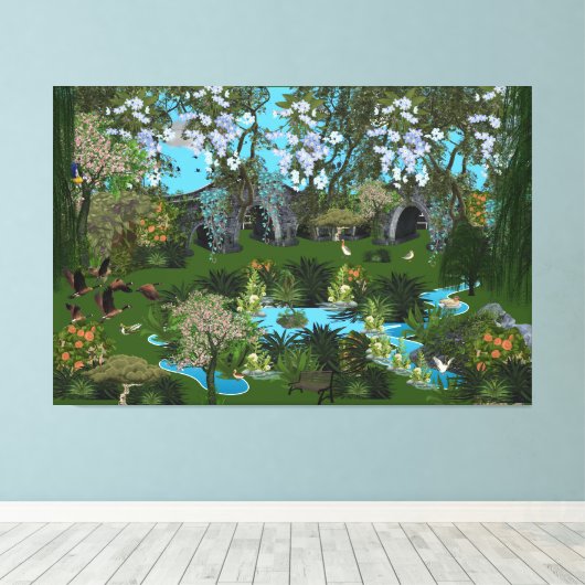 Leinwand für die Natur (Insitu (Holzboden))