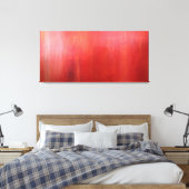 Leinwand für die rote Leinwand von Ember Glow Haze (Insitu (Schlafzimmer))