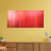Leinwand für die rote Leinwand von Ember Glow Haze (Insitu (Wohnzimmer))