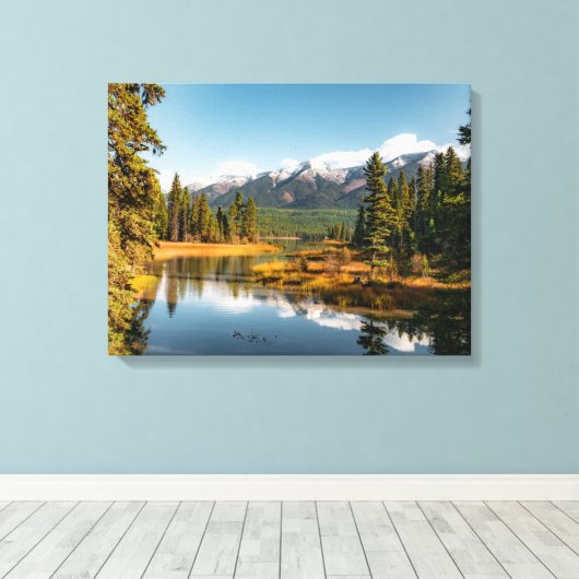 Leinwand für Felsgebirge (Insitu (Holzboden))