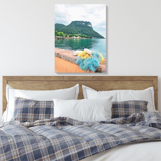 Leinwand für Fischernetze am Gardasee (Insitu (Schlafzimmer))